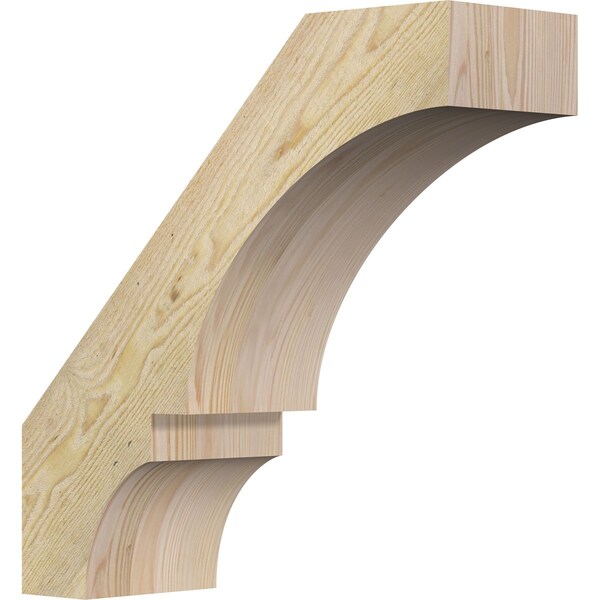 Ekena Millwork 6"W x 18"D x 18"H Balboa Rough Sawn Knee Brace, Douglas Fir BRC06X18X18BOA00RDF - main